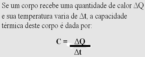 Capacidade Termica