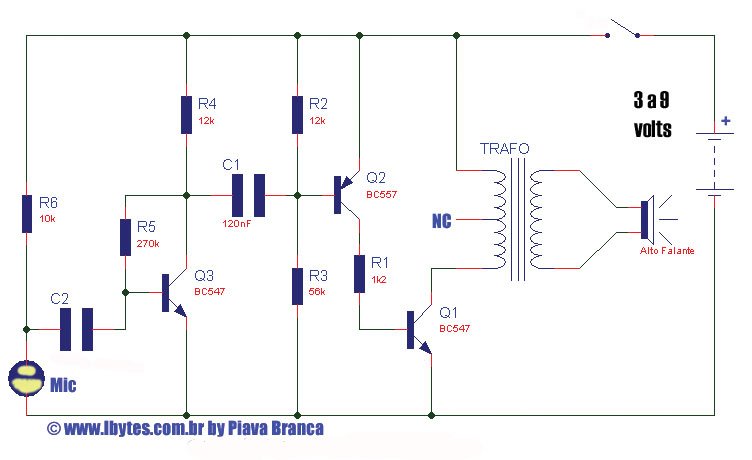 Amplificador Driver Trafo