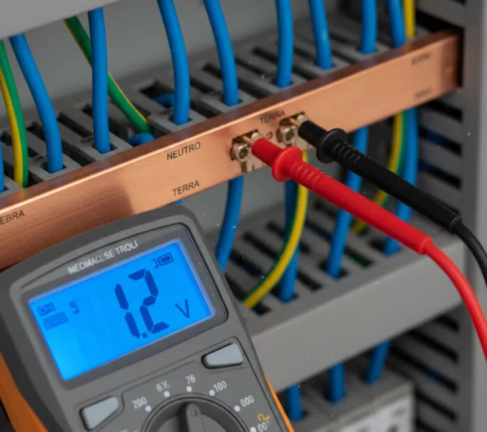 Fluxo da Corrente de Retorno pelo Neutro e Dissipação na Haste de Terra