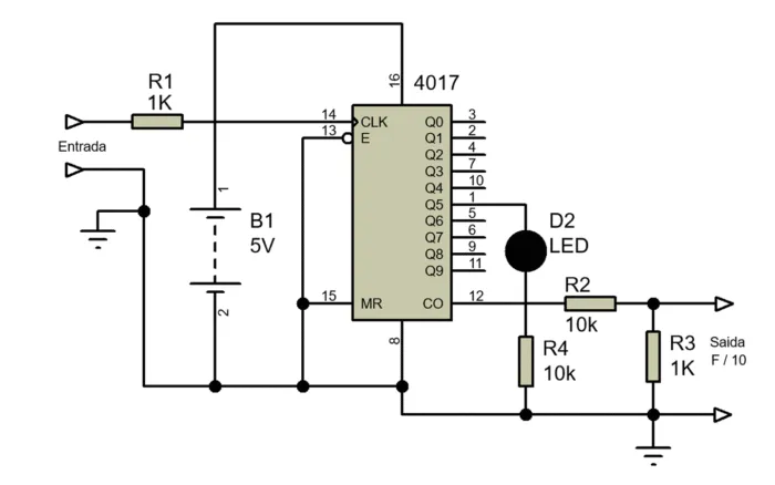 Divisor Por 10 Com Ci 4017.fw 