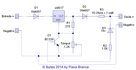 Ibytes Reg Lm 317 Esquema