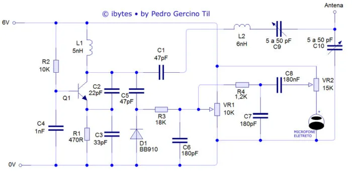 Microfone Sem Fio Fm